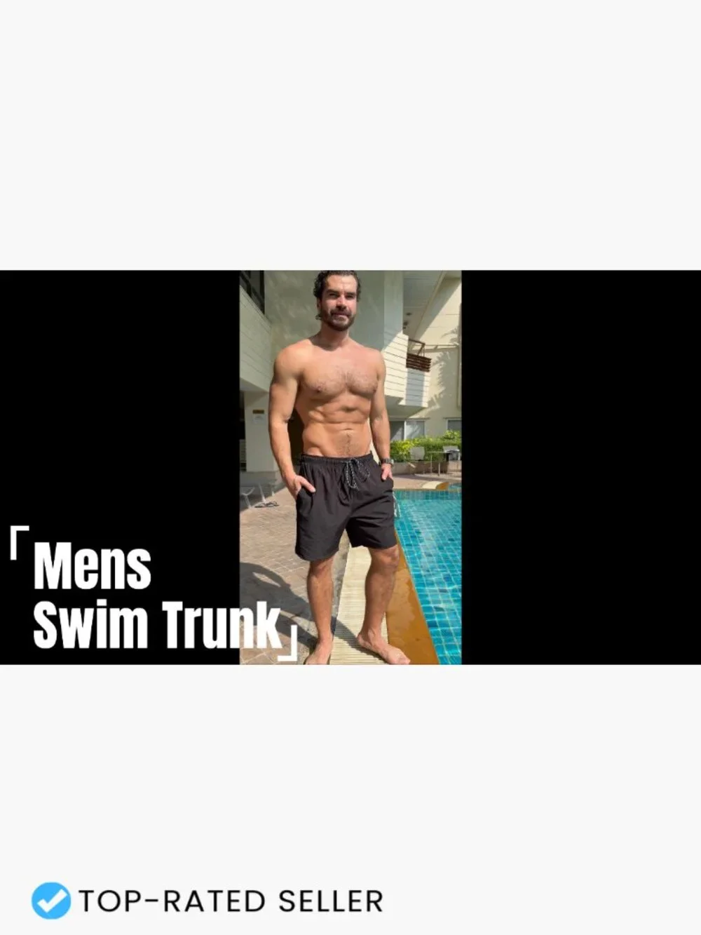 Mens Swim Trunks 7 inch Board Shorts with Mesh Liner Quick Dry Beach Shorts